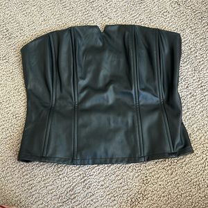 perfect going out leather top